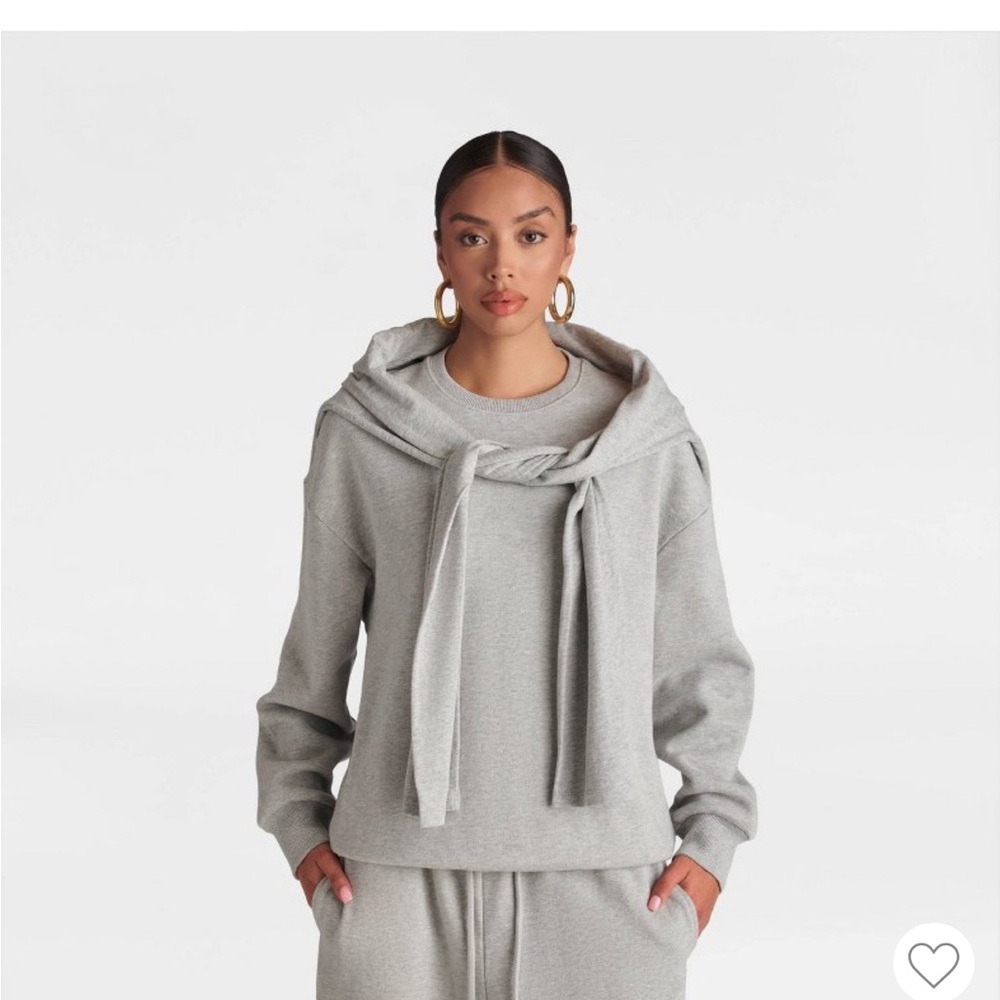 Women's Gray Elevated Sweatshirt